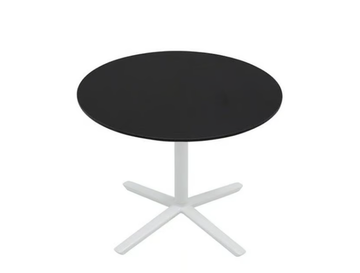 QUATTRO OCCASIONAL HPL ROUND - Round low HPL coffee table by Andreu World - view 2